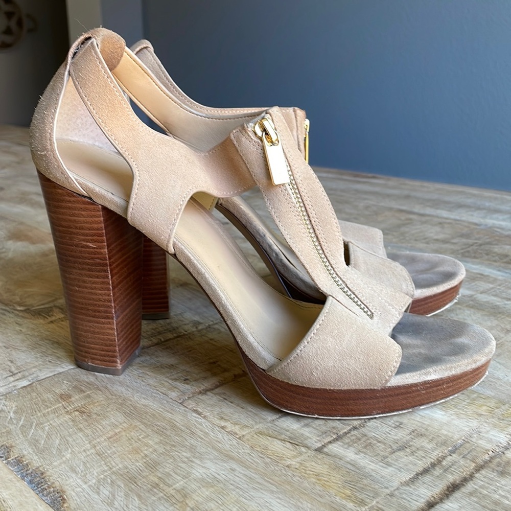 Michael Kors suede heels